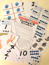 Load image into Gallery viewer, Counting to 10 PDF Printable Pack