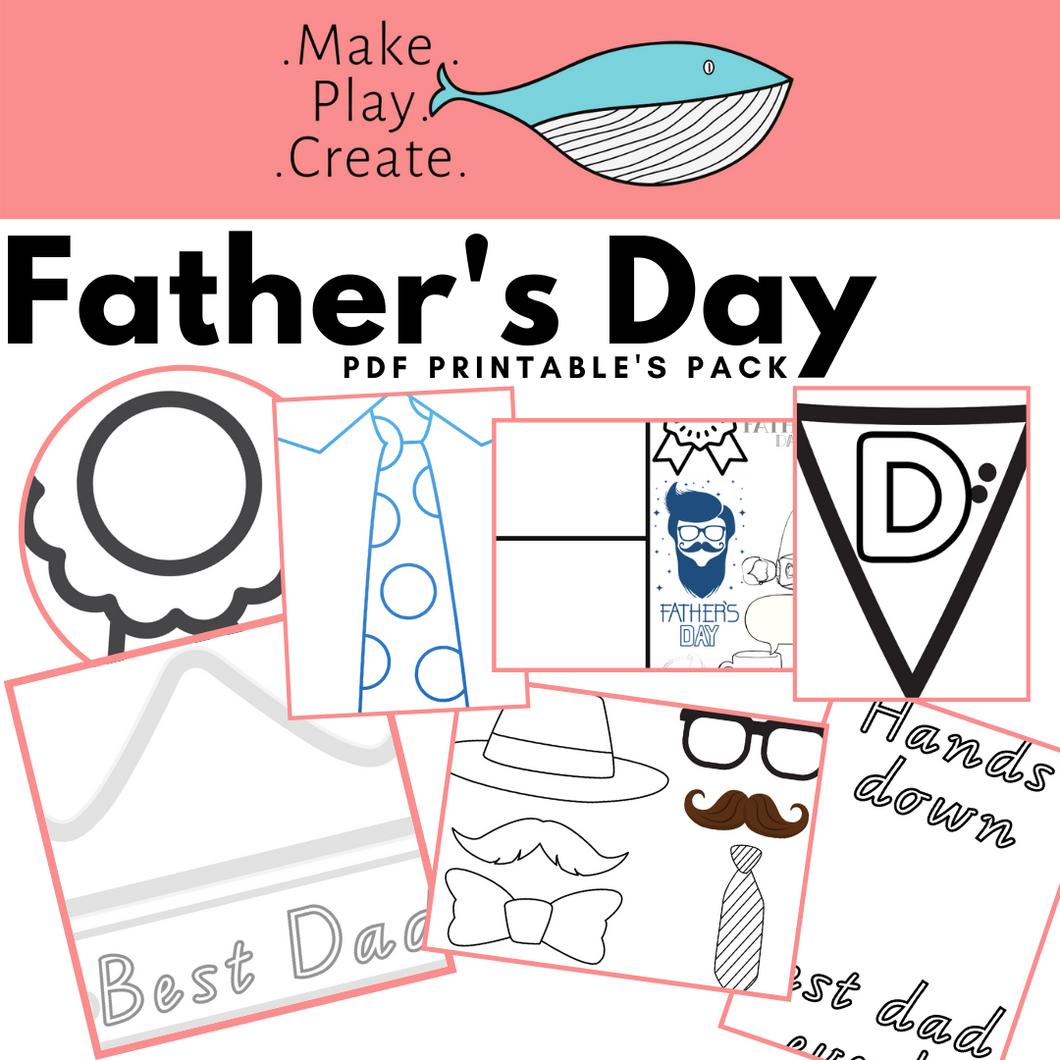 Father's Day PDF Printable Pack